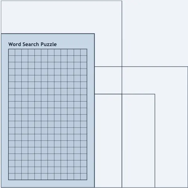 Legal-size printable word search layout preview
